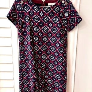 Loft fall short sleeve dress